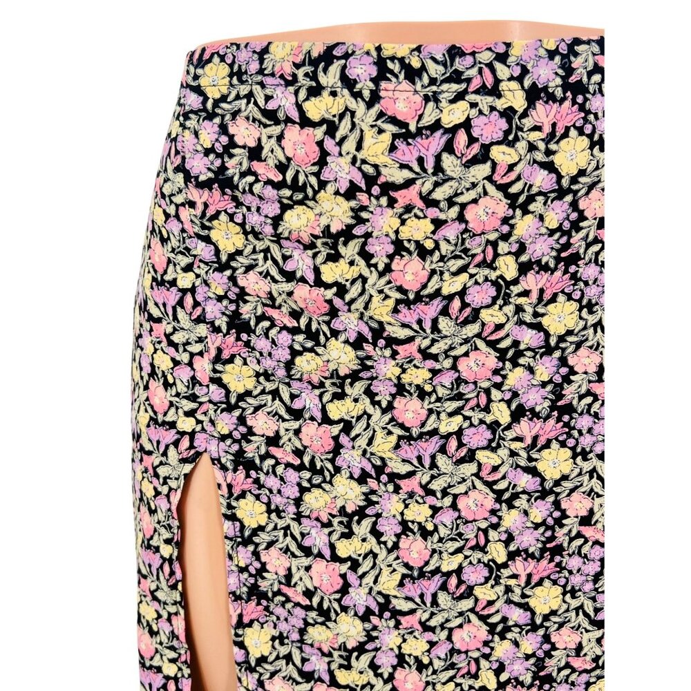 Brandy Melville Floral Double Slit Maxi Skirt | John Galt Boho Cottagecore Fairy - Picture 12 of 16